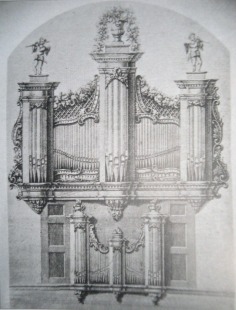 Croquis historique de l'orgue